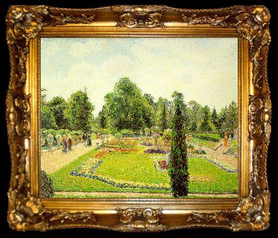 framed  Camille Pissaro Kew, The Path to the Main Conservatory, ta009-2